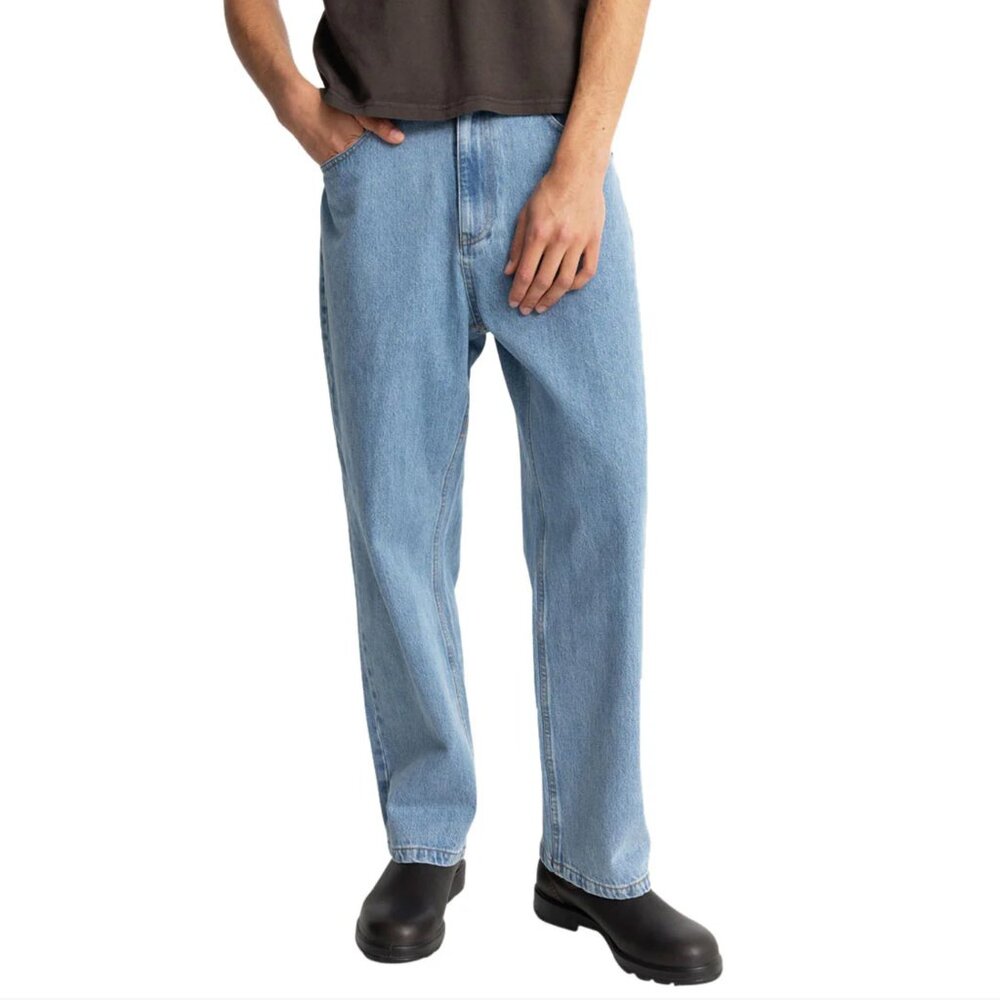 Rhythm Essential Jeans Worn Indigo - Size 33 - New With Tags